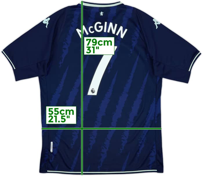 2021-22 Aston Villa Third Shirt McGinn #7 - 8/10 - (XL)