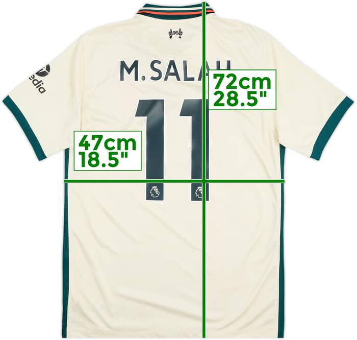 2021-22 Liverpool Away Shirt M.Salah #11 - 8/10 - (M)