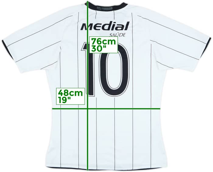 2008 Corinthians Home Shirt #10 - 5/10 - (L)