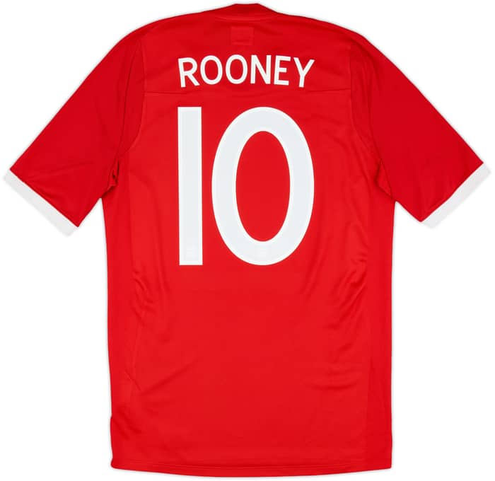 2010-11 England 'South Africa' Away Shirt Rooney #10 - 8/10 - (M)