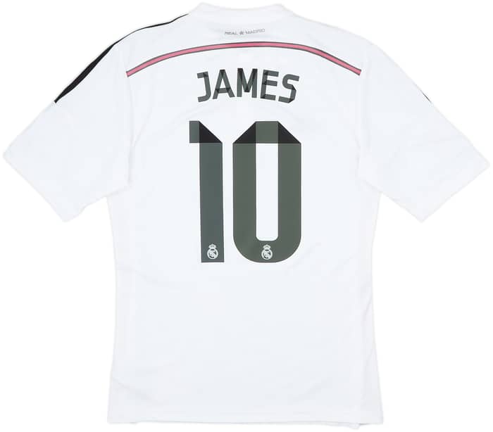2014-15 Real Madrid Home Shirt James #10 - 6/10 - (M)