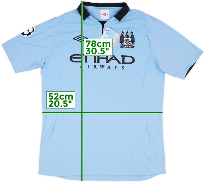 2012-13 Manchester City Home Shirt Nasri #8 (L)