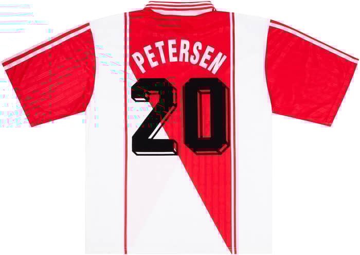 1996-97 Monaco Match Issue UEFA Cup Home Shirt Petersen #20