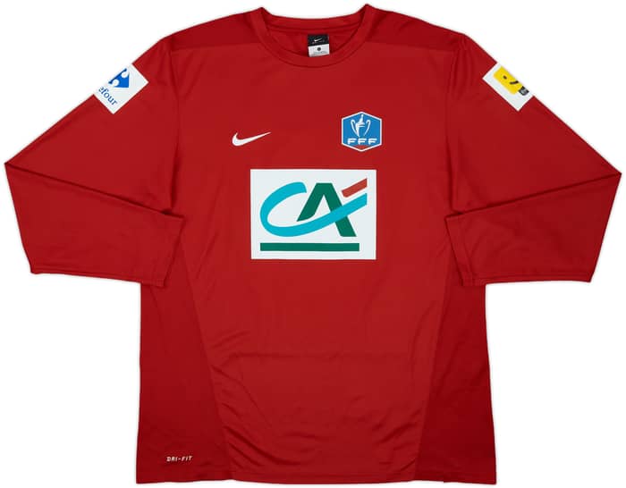 2011-12 Coupe de France L/S Shirt Henri #6 - 7/10 - (L)