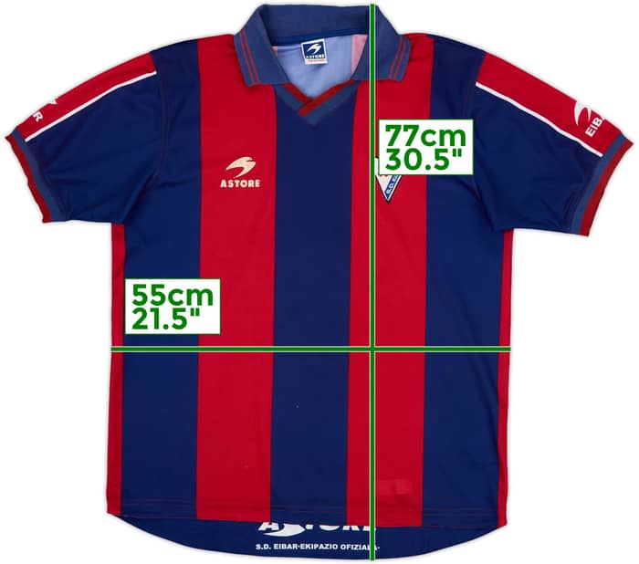 2001-02 Eibar Home Shirt - 6/10 - (M)
