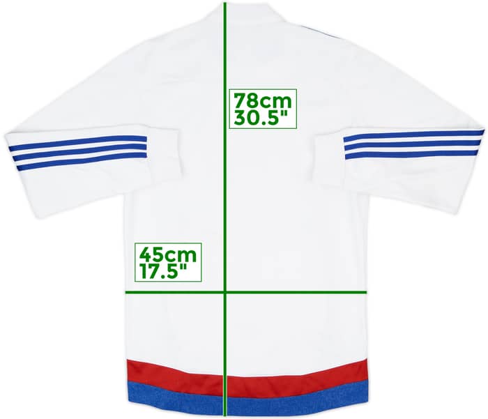2015-16 Chelsea adidas 1/4 Zip Drill Top - 5/10 - (S)
