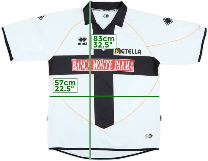 2008-09 Parma Match Issue Home Shirt C. Lucarelli #99