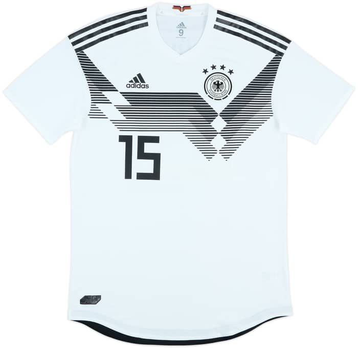 2018-19 Germany Player Issue Signed Home Shirt Sule #15