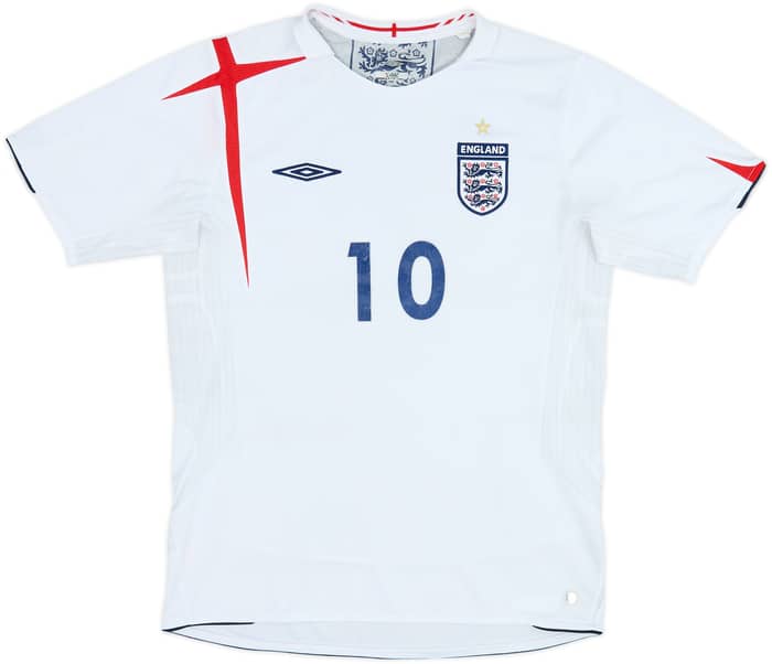2005-07 England Home Shirt Owen #10 - 5/10 - (M)