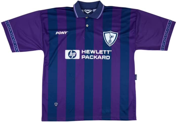 1995-97 Tottenham Away Shirt Sheringham #10 - 7/10 - (XL)