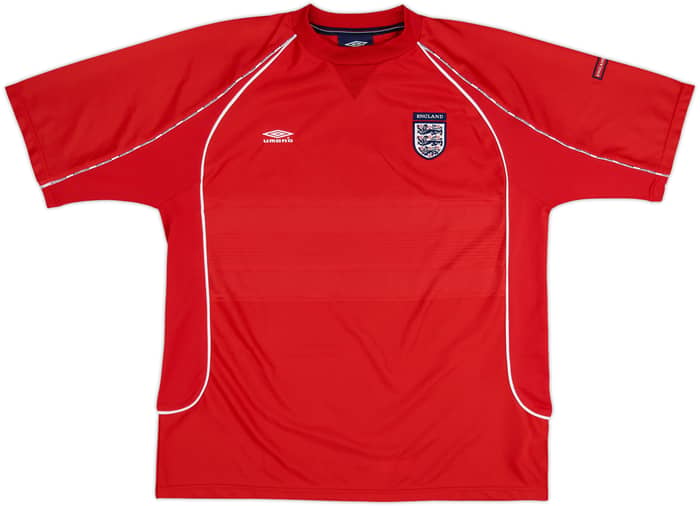 2002-03 England Umbro Training Shirt - 9/10 - (XXL)