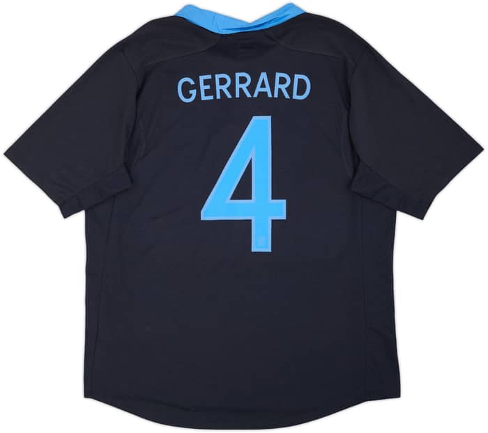 2011-12 England Away Shirt Gerrard #4 - 6/10 - (XL)