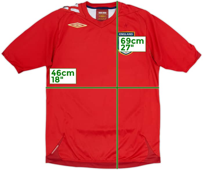 2006-08 England Away Shirt - 5/10 - (S)