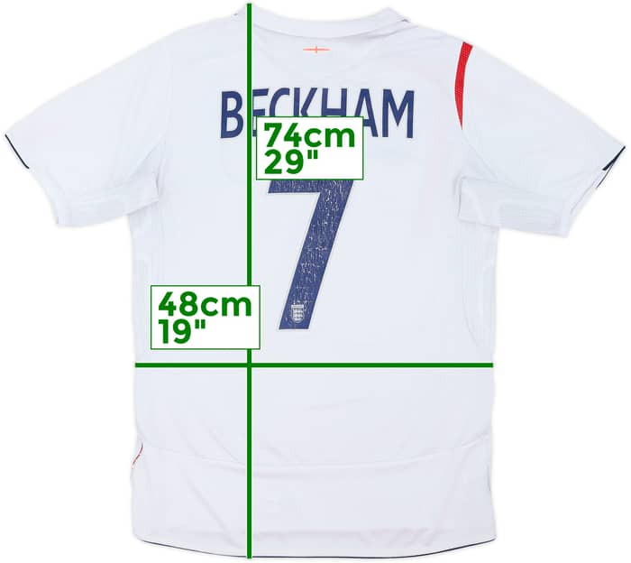 2005-07 England Home Shirt - 5/10 - (M)