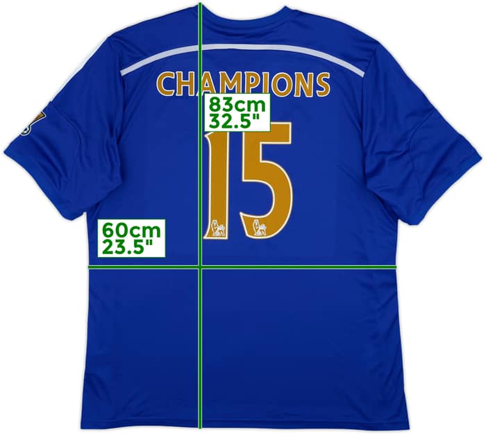2014-15 Chelsea Home Shirt Champions #15 - 8/10 - (XXL)