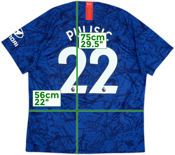 2019-20 Chelsea Home Shirt Pulisic #22 - 6/10 - (XL)
