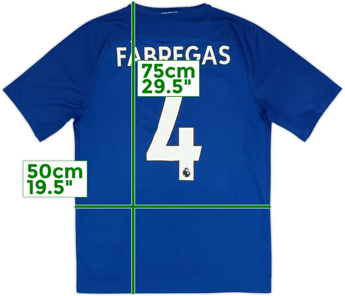 2017-18 Chelsea Home Shirt Fabregas #4 - 9/10 - (M)