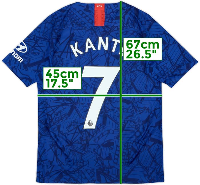 2019-20 Chelsea Home Shirt Kante #7 - 6/10 - (XL.Boys)