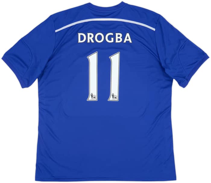 2014-15 Chelsea Home Shirt Drogba #11 - 9/10 - (XXL)