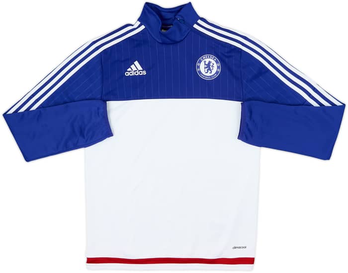 2015-16 Chelsea adidas 1/4 Zip Training Top - 8/10 - (S)