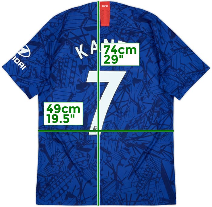 2019-20 Chelsea Home Shirt Kante #7 - 6/10 - (M)