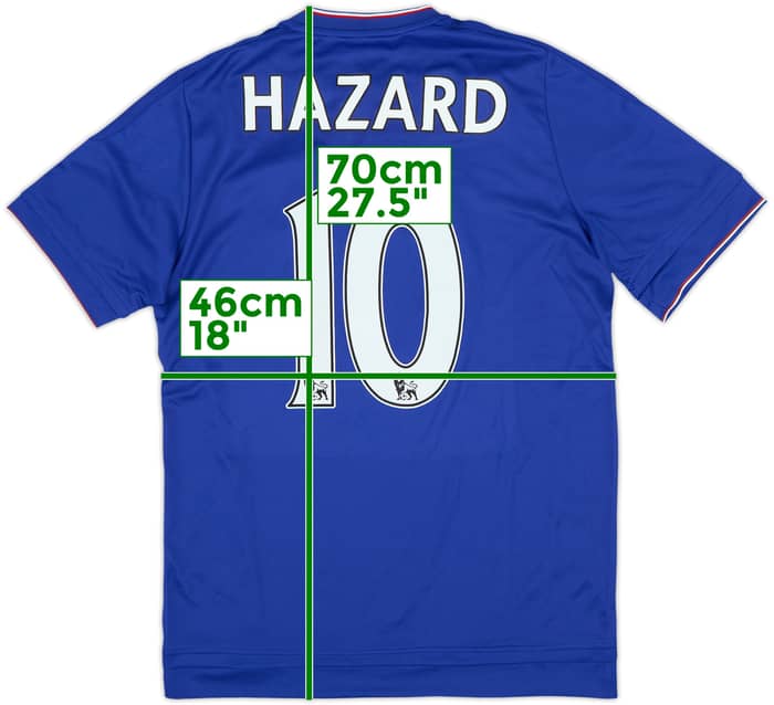 2015-16 Chelsea Home Shirt Hazard #10 - 10/10 - (XL.Boys)