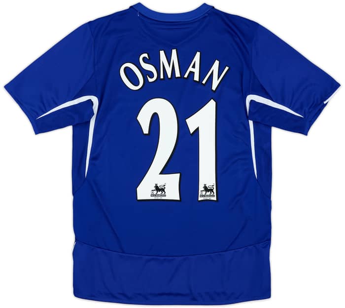 2005-06 Everton Home Shirt Osman #21 - 9/10 - (S)