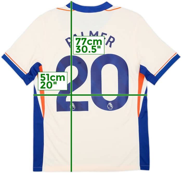 2024-25 Chelsea Away Shirt Palmer #20 - 8/10 - (M)