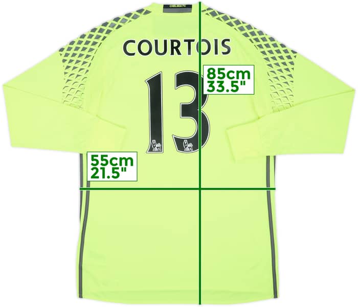 2016-17 Chelsea GK Shirt Courtois #13 - 10/10 - (L)