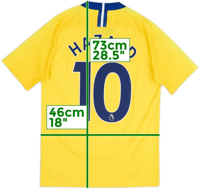 2018-19 Chelsea Camiseta de Visitante Hazard #10 - 8/10 - (S)
