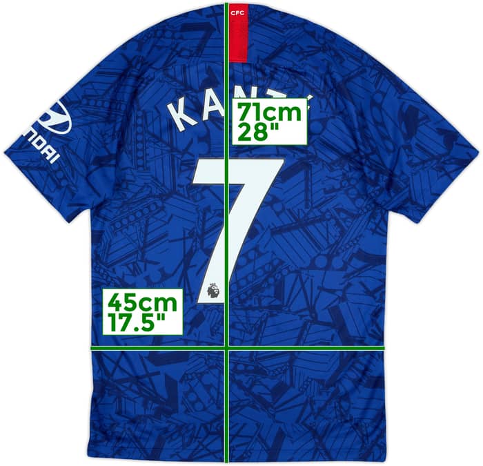 2019-20 Chelsea Home Shirt Kante #7 - 8/10 - (S)
