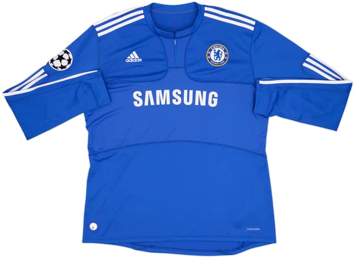 2009-10 Chelsea Home L/S Shirt Drogba #11 - 8/10 - (XL)
