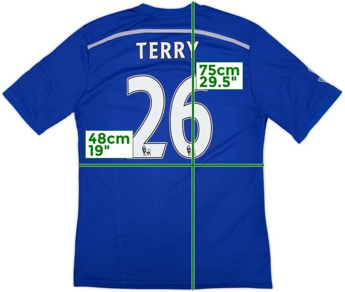 2014-15 Chelsea Home Shirt Terry #26 - 8/10 - (XL)