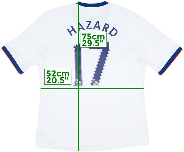 2013-14 Chelsea Away Shirt Hazard #17 - 5/10 - (L)