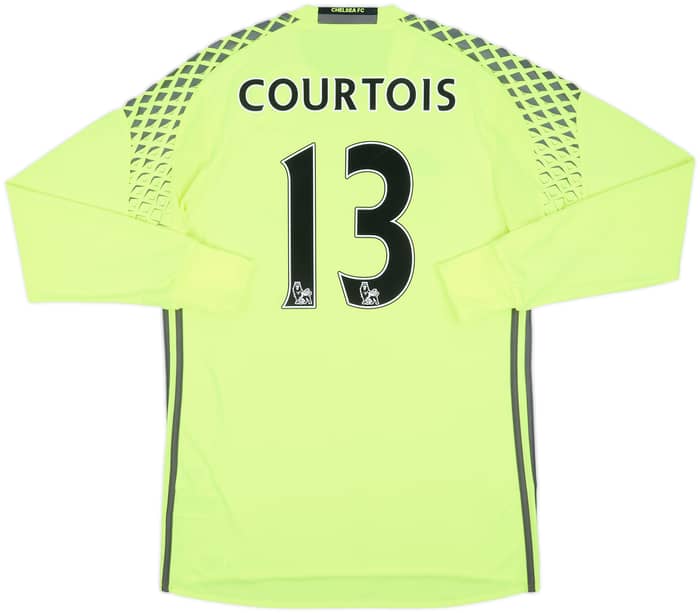 2016-17 Chelsea GK Shirt Courtois #13 - 10/10 - (M)