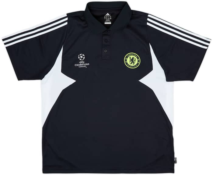 2007-08 Chelsea CL adidas Polo Shirt - 8/10 - (XL)