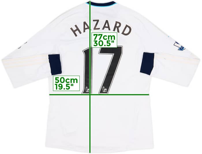 2012-13 Chelsea Away L/S Shirt Hazard #17 - 4/10 - (L)