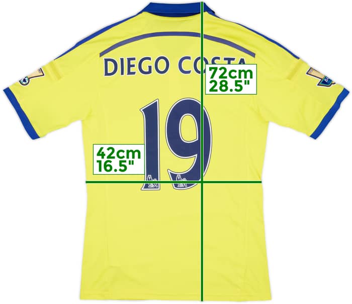 2014-15 Chelsea Away Shirt Diego Costa #19 - 8/10 - (S)