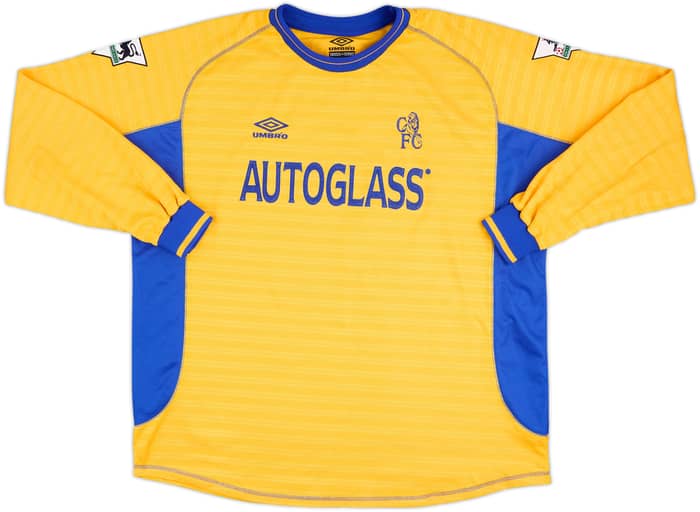 2000-01 Chelsea Away L/S Shirt Gudjohnsen #22 - 8/10 - (XXL)