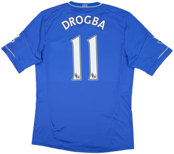 2012-13 Chelsea Home Shirt Drogba #11 - 8/10 - (M)