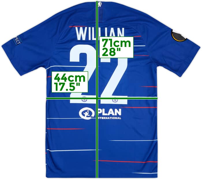 2018-19 Chelsea Home Shirt Willian #22 - 9/10 - (S)