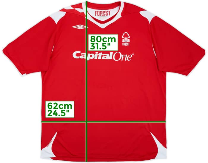 2006-08 Nottingham Forest Home Shirt - 5/10 - (XXL)