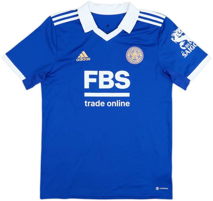 2022-23 Leicester Home Shirt Vardy #9 - 9/10 - (M)