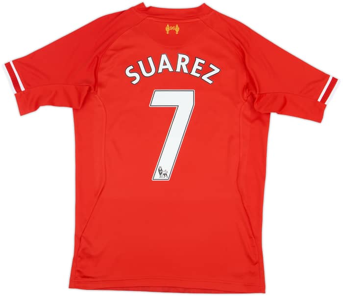 2013-14 Liverpool Home Shirt Suarez #7 - 5/10 - (S)