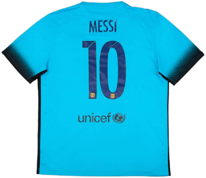 2015-16 Barcelona Third Shirt Messi #10 - 6/10 - (L)