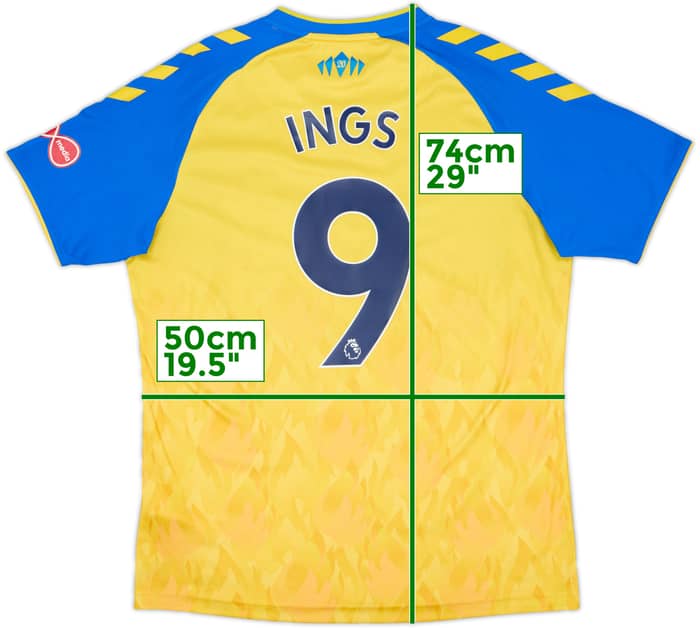 2021-22 Southampton Away Shirt Ings #9 - 7/10 - (L)