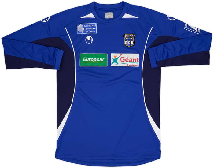Camiseta de manga larga de local del Bastia 2009-10 - 7/10 - (L)