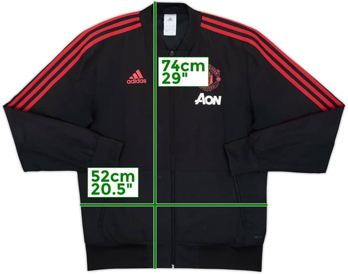 2018-19 Manchester United adidas Track Jacket - 6/10 - (M)