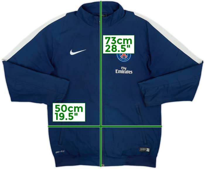 2015-16 Paris Saint-Germain Nike Track Jacket - 5/10 - (M)