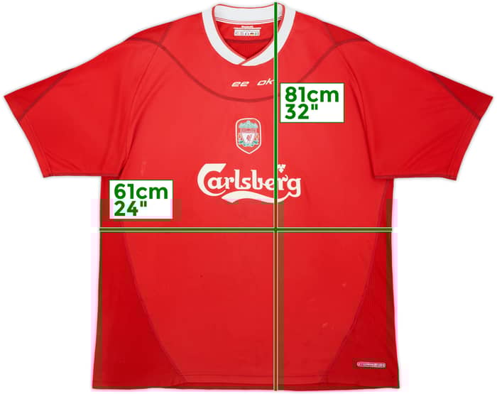 2002-04 Liverpool Home Shirt - 4/10 - (XL)